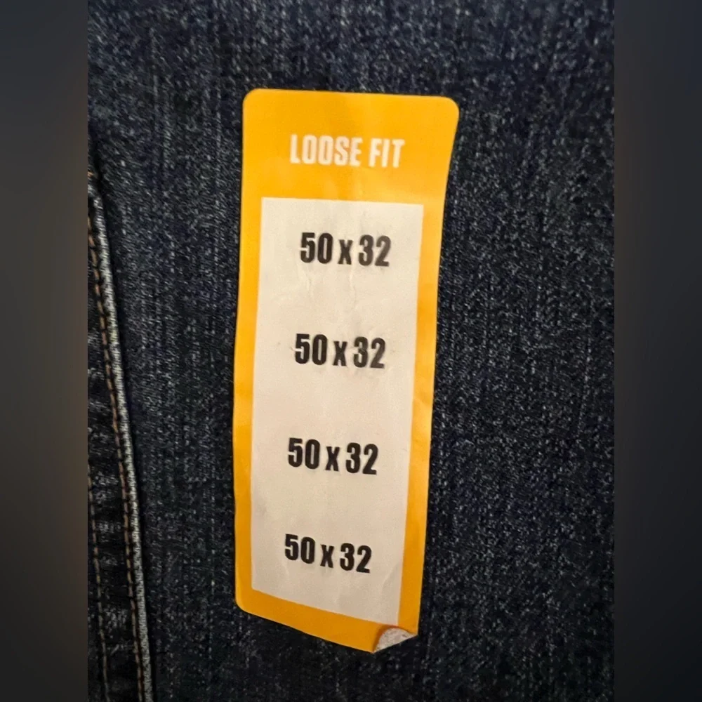 NWT Carhartt Men's Loose Fit Utility Jean Size Men’s 50 Color Blue
